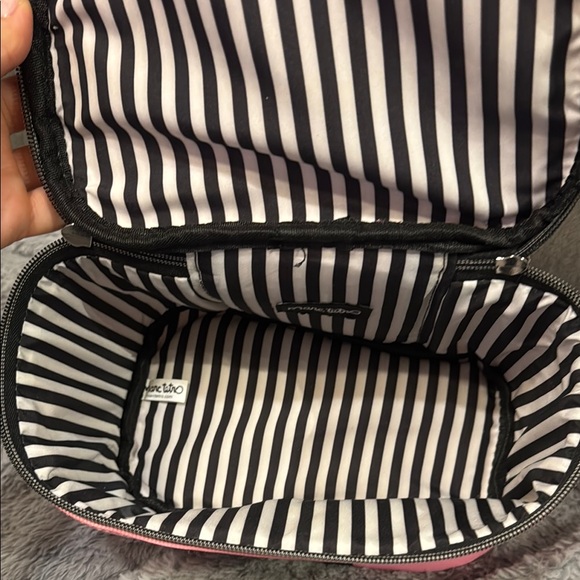 Marc Tetro Pink Cosmetic Bag with Dog Design - Picture 2 of 5